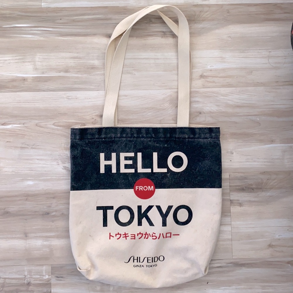 ❤️ Shiseido Ginza Hello from Tokyo Tote Bag